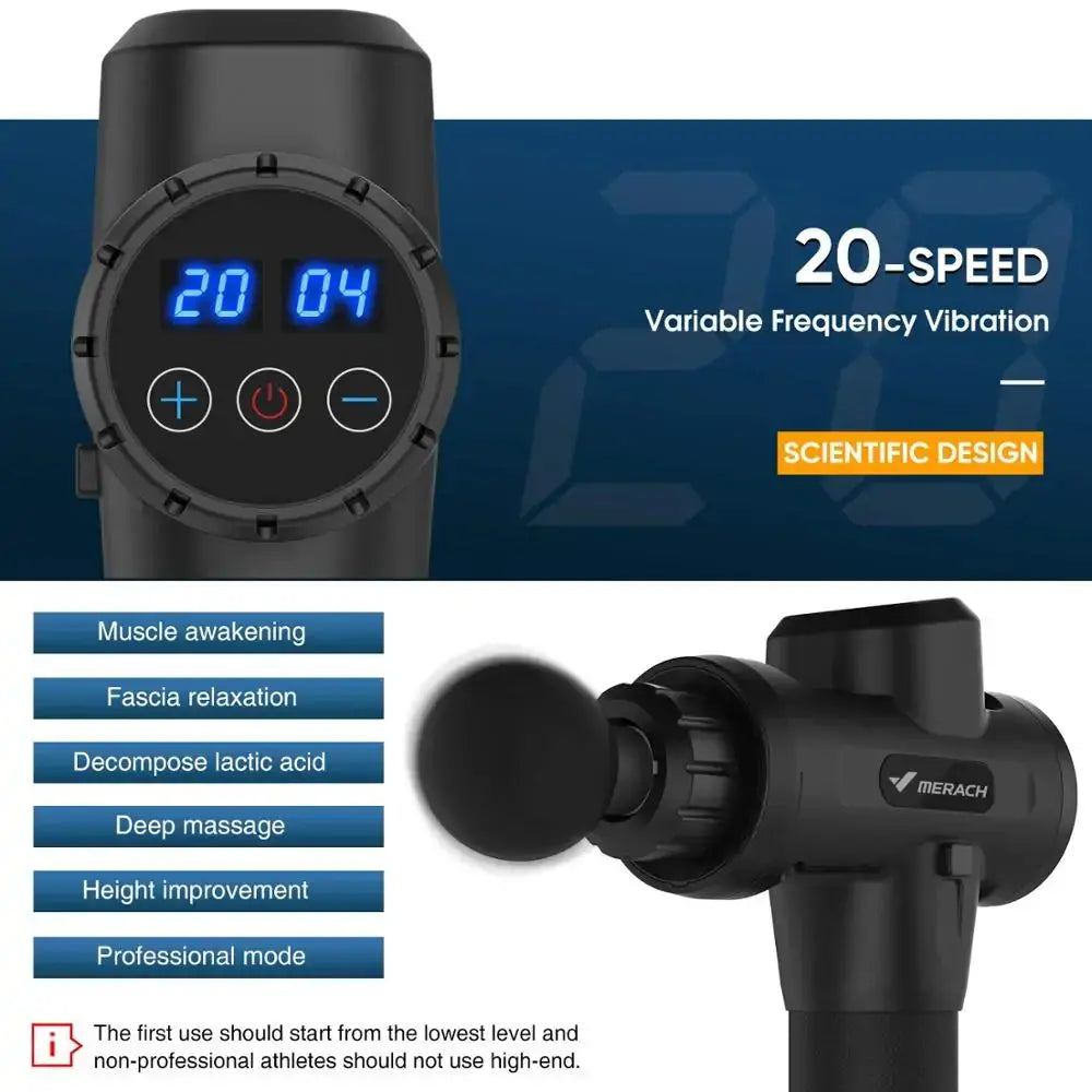 Rechargeable Muscle Massage Gun Cureasy